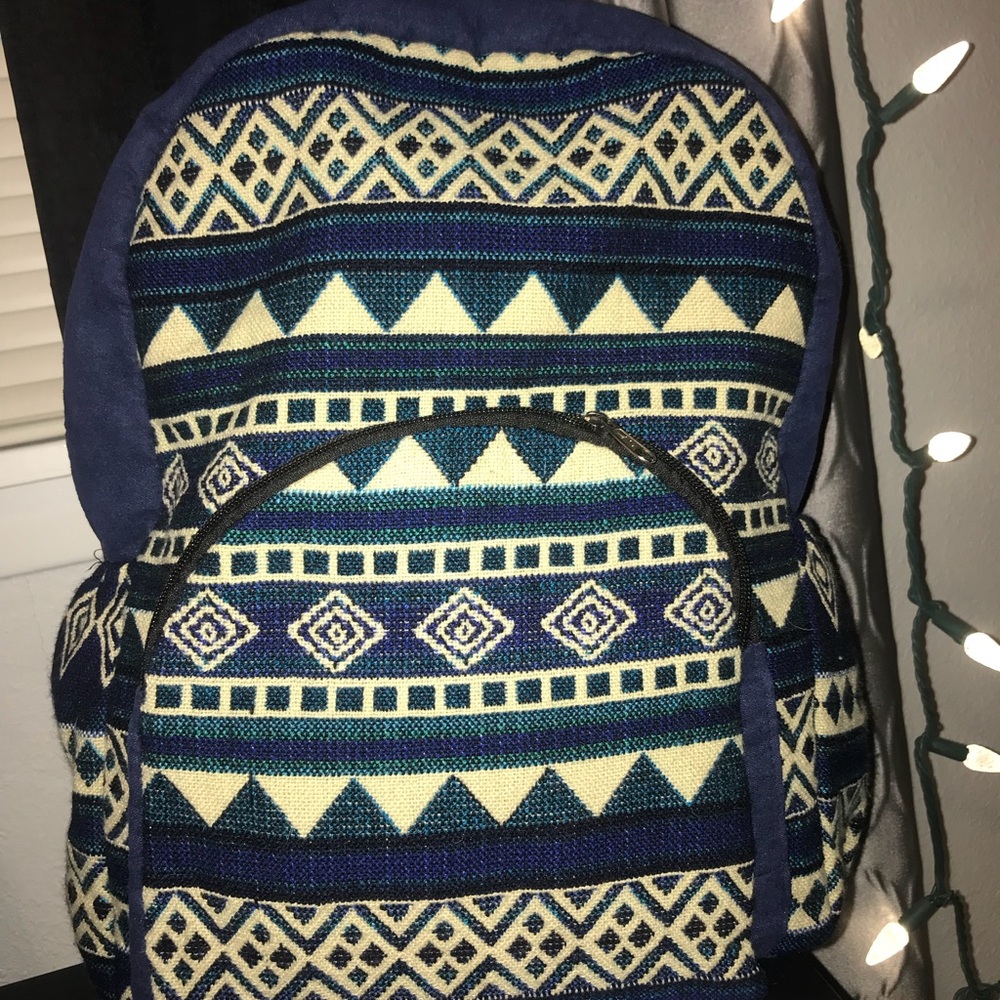 Blue Mexican Backpack